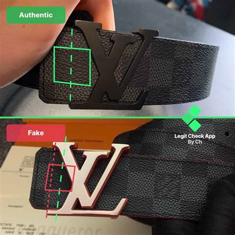 louis vuitton belt real vs fake brown|Louis Vuitton belt authenticity check.